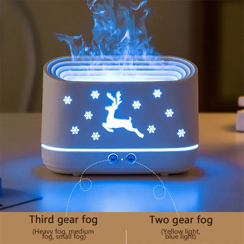 Flame Effect Humidifier & Atmosphere Lamp