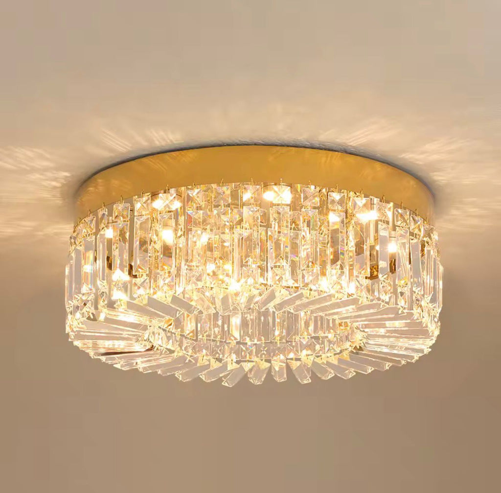 Crystal Ceiling Lamp Living Room Gold Luxury Modern Chandeliers Decoration Led Ceiling Lights Lighting Fixture Diameter 40 50cm