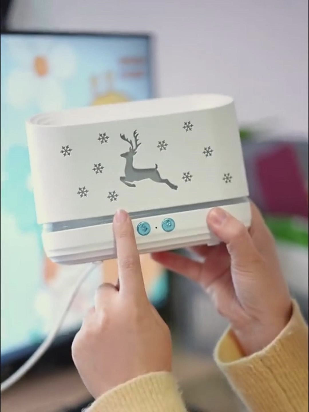 Flame Effect Humidifier & Atmosphere Lamp